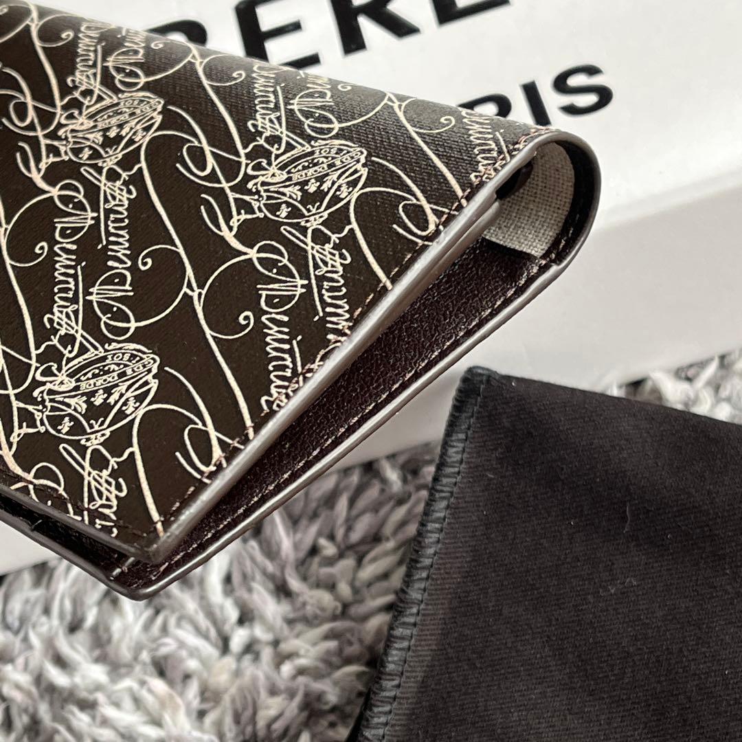 【未使用品！！】ベルルッティ バディ トワル マルブフ 長財布 ブラウン レザー