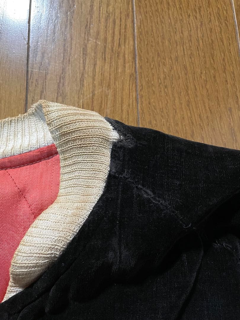 【難あり】vintage Late 50s-60s スカジャン ドラゴン 別珍