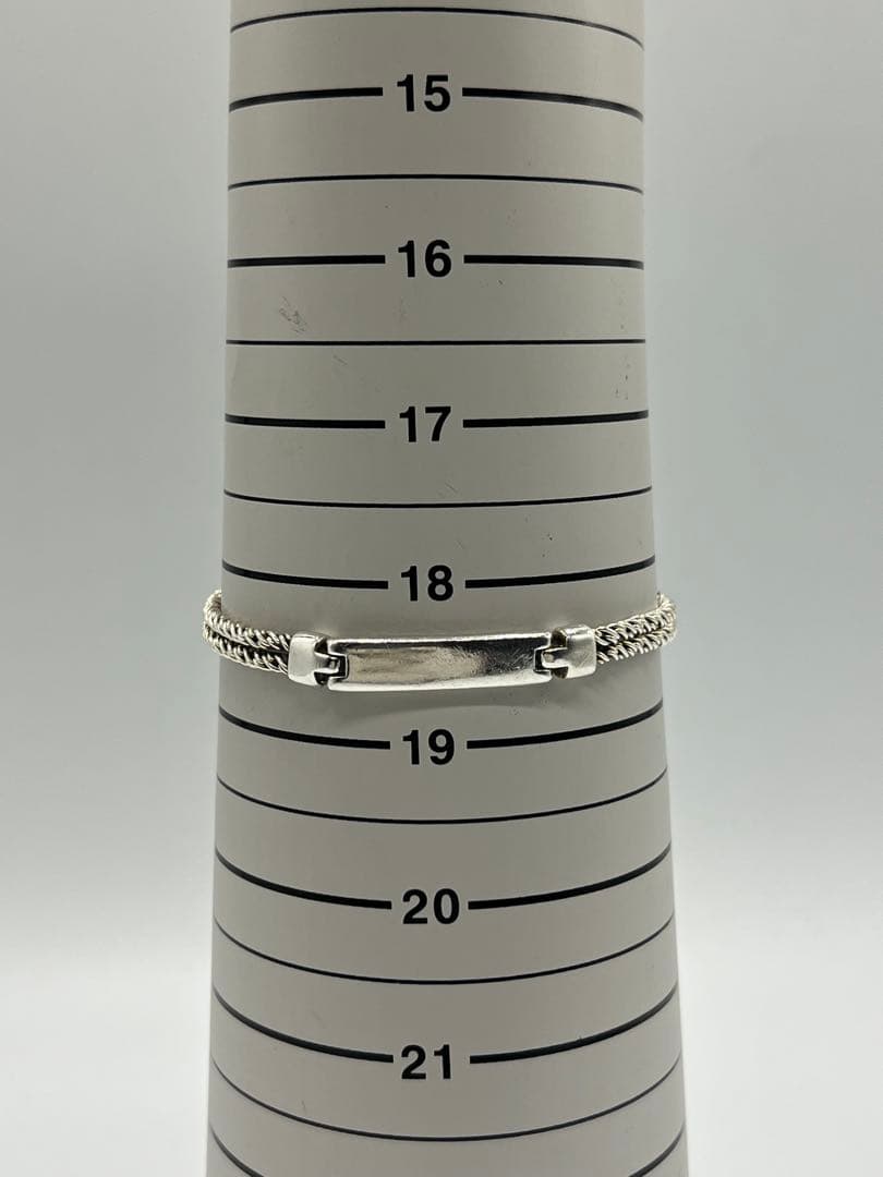 ティファニー TIFFANY ダブルロープ IDブレスレット SV925 希少