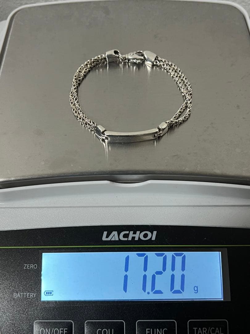 ティファニー TIFFANY ダブルロープ IDブレスレット SV925 希少