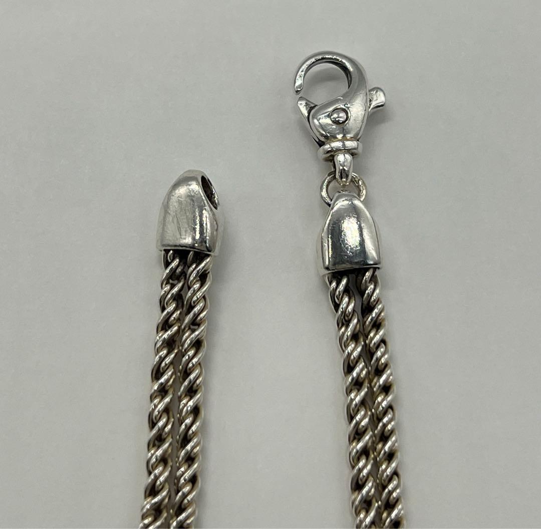 ティファニー TIFFANY ダブルロープ IDブレスレット SV925 希少