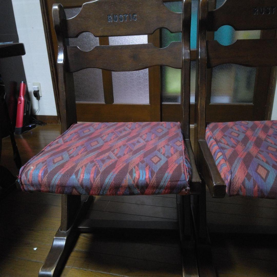 カリモクRUSTIC 木製カントリーチェア 2脚セット