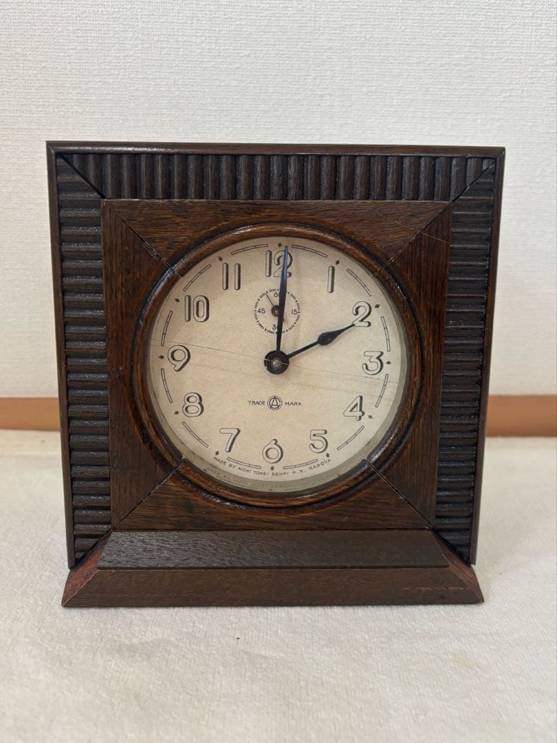 愛知時計電機　掛け時計　ゼンマイ