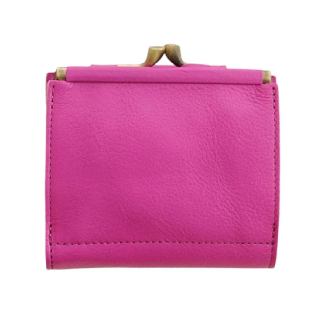 【新品未使用】IL BISONTE 二つ折り財布 がま口 イタリア製