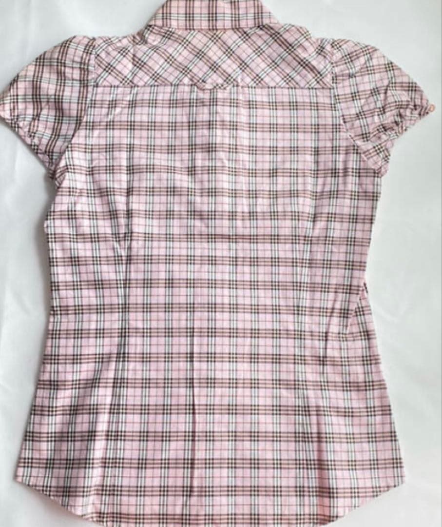 最終値下げ★美品★バーバリーブルーレーベル 半袖ブラウス ❤︎リボン付き❤︎