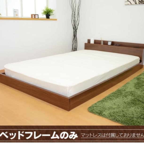 お洒落で便利なベッドフレーム★ シングルタイプ