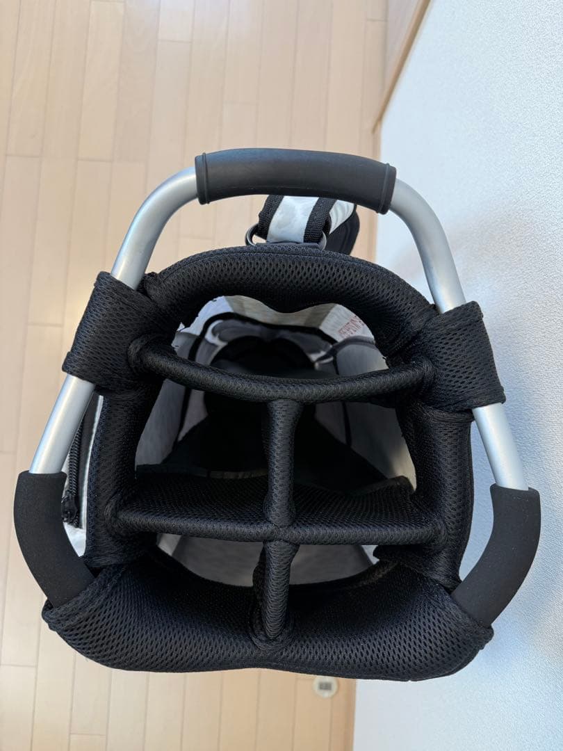 ニューバランス　キャディバッグ レオパード柄 ホワイトu0026グレイ