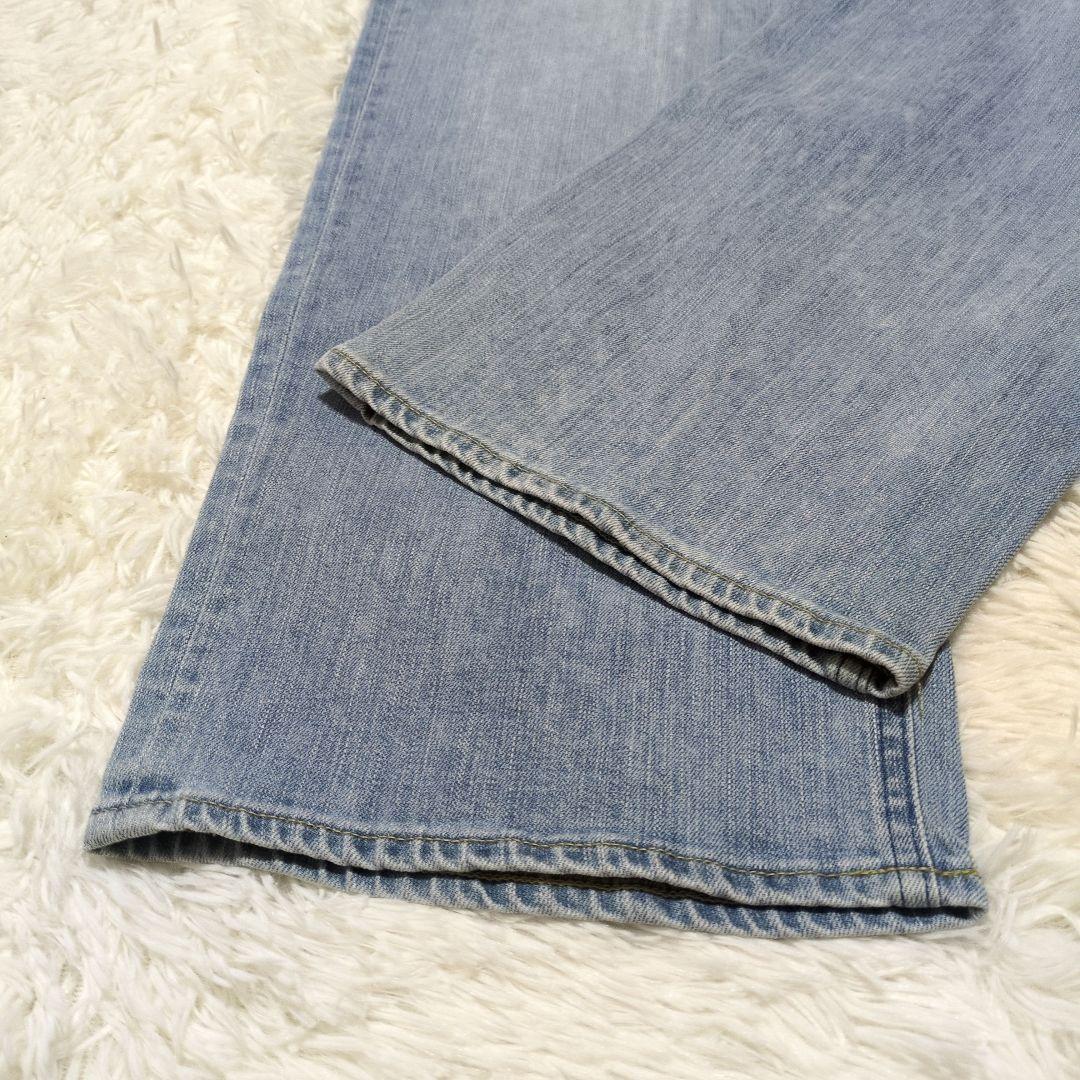 YANUK　JOAN　FVS　ワイドストレートデニム　フレア　27