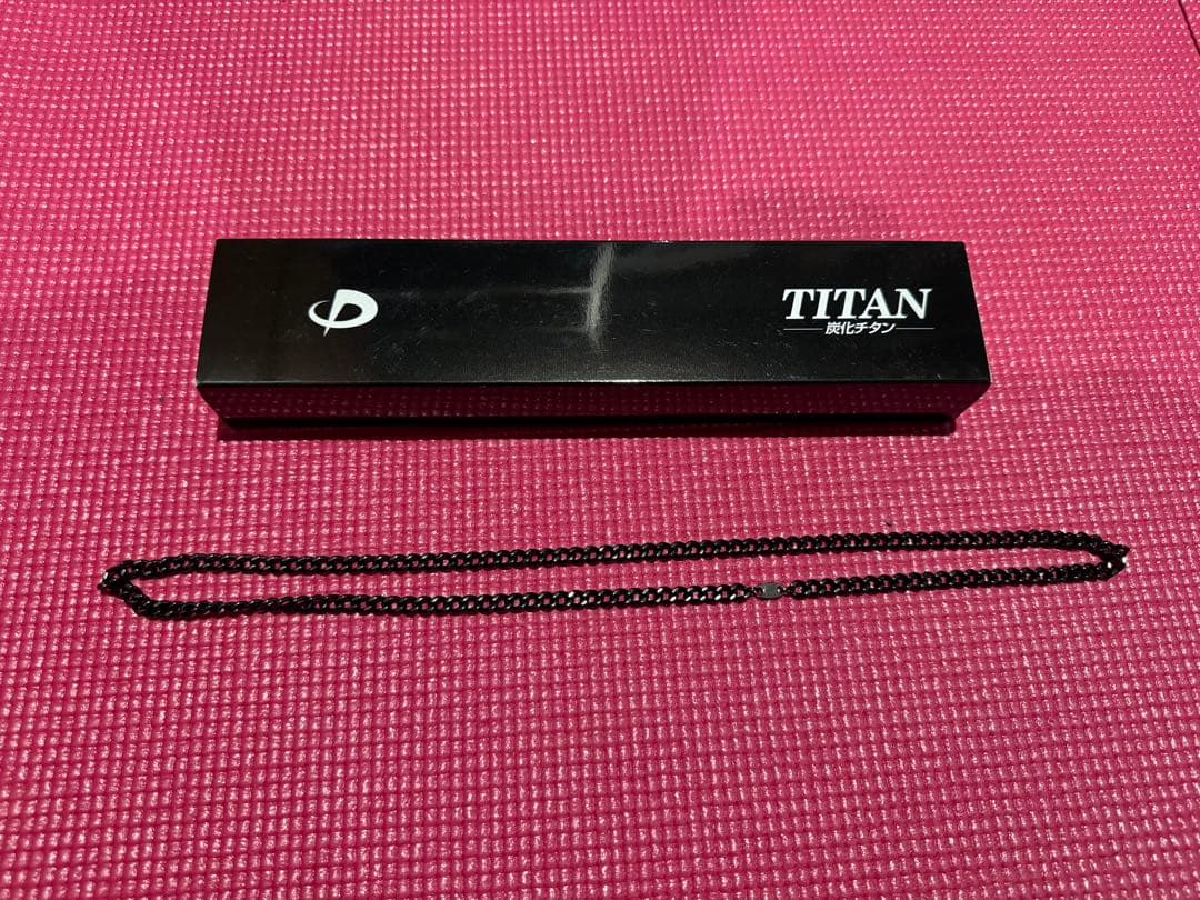 専用 Phiten　炭化チタンチェーンネックレス　65cm　中古品