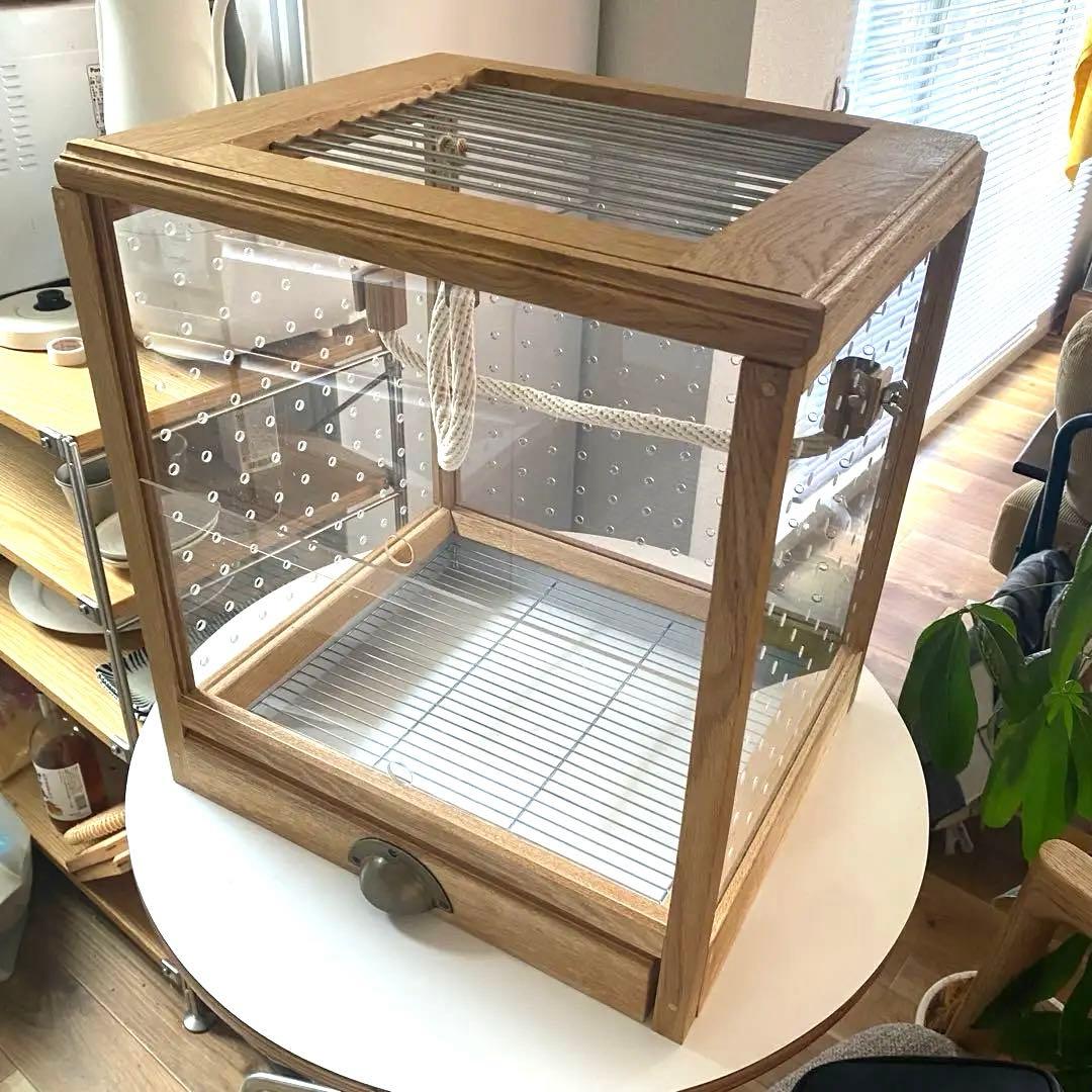 木製鳥小屋 バードケース タモ ナラ