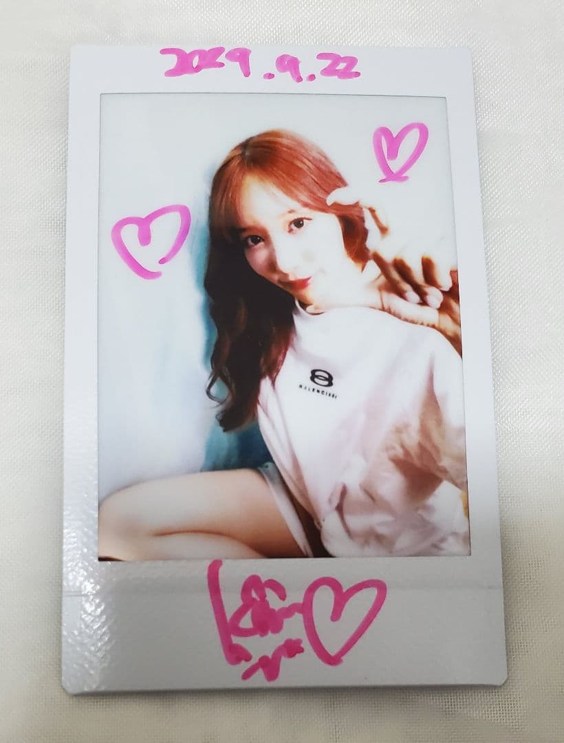 小宵こなん 直筆サイン入りチェキ コメント付き 3枚セット