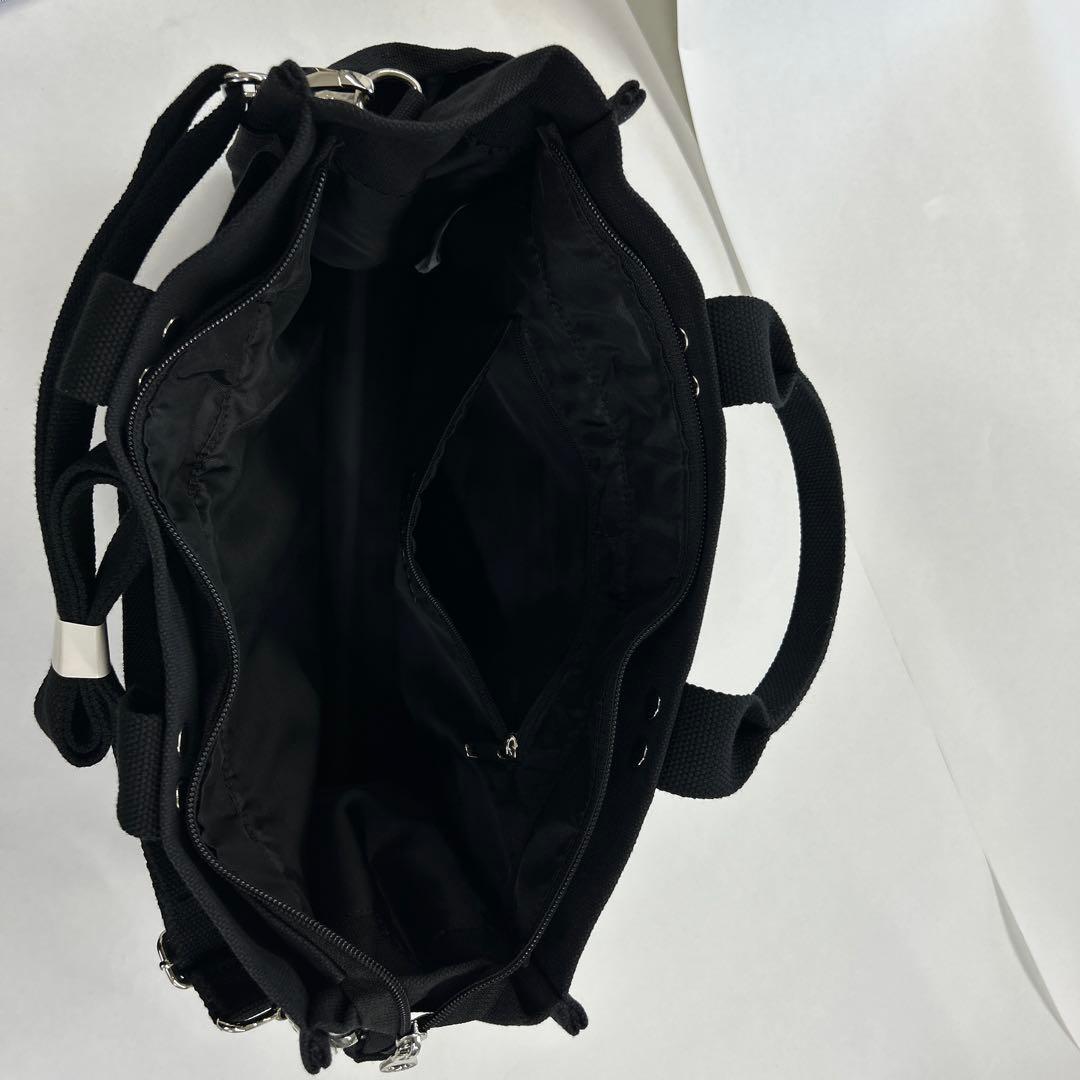 24KARATS ブラック トートバッグ キャンバス ショルダー付き