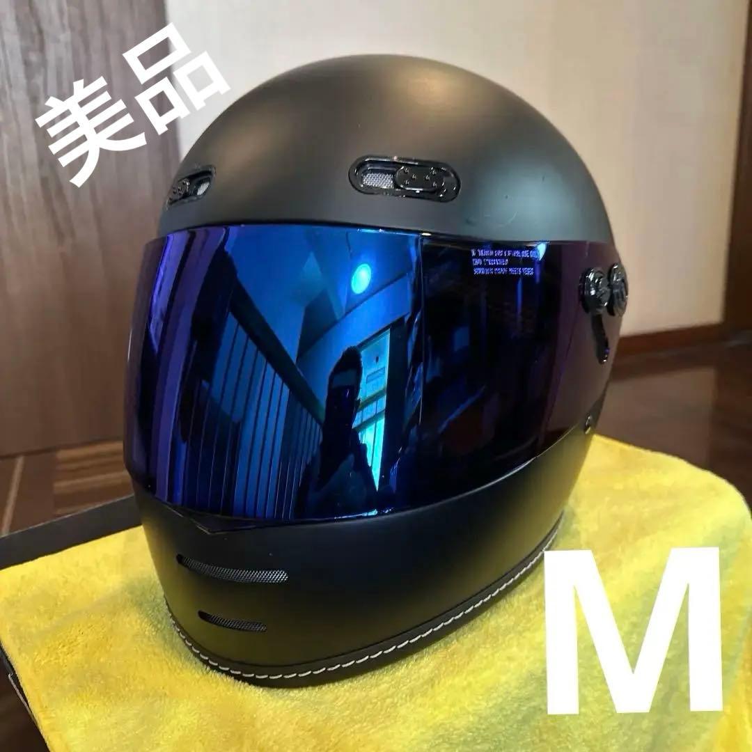 MJ マットブラック フルフェイスヘルメット