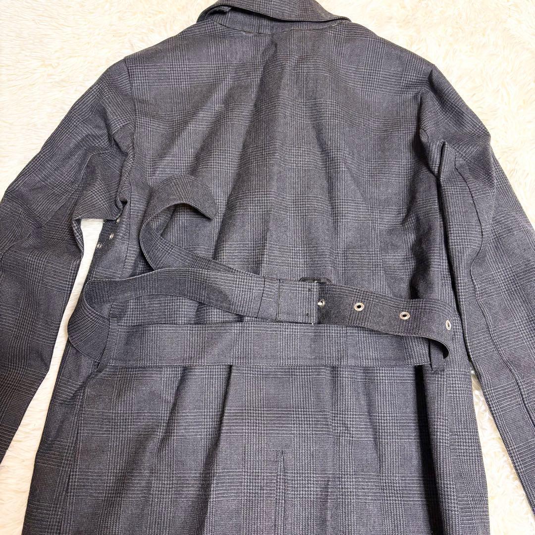 美品　MACKINTOSH ステンカラーコート 36 グレンチェック 英国製