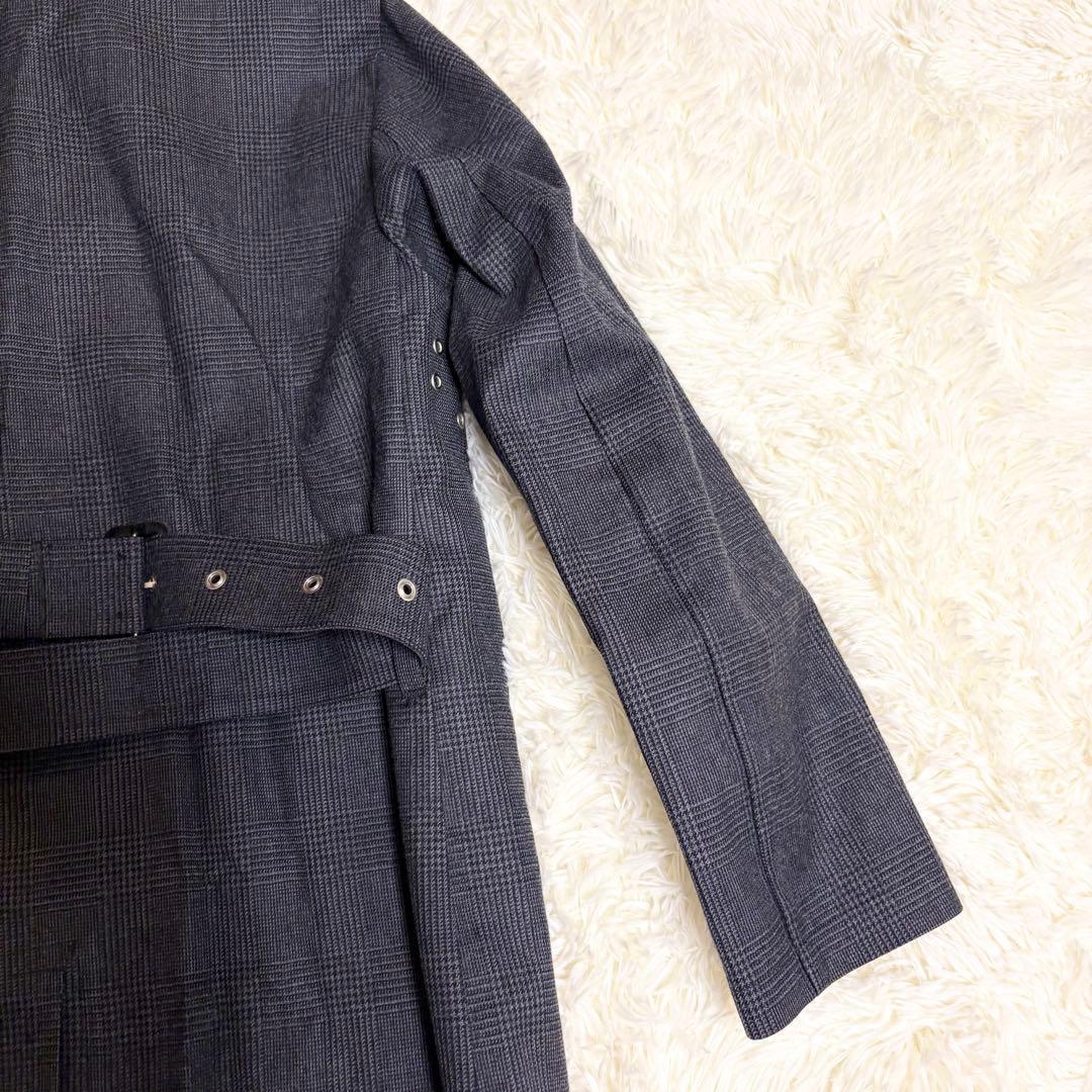 美品　MACKINTOSH ステンカラーコート 36 グレンチェック 英国製
