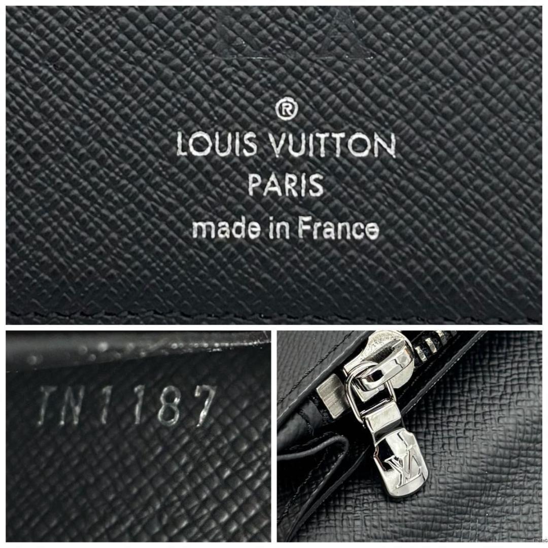 【超美品】ルイヴィトン モノグラム エクリプス ブラザ NM ブラック 長財布