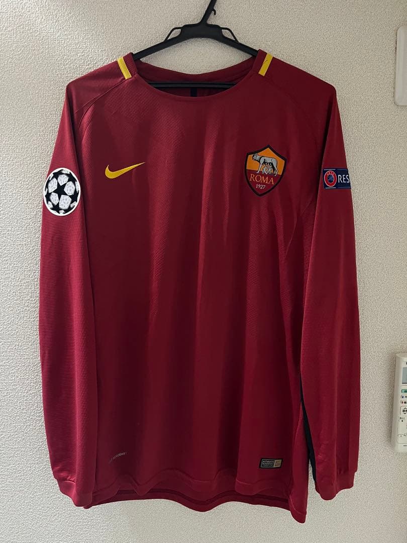 ジェコ ユニフォーム オーセンティックAS Roma Džeko 9 長袖シャツ