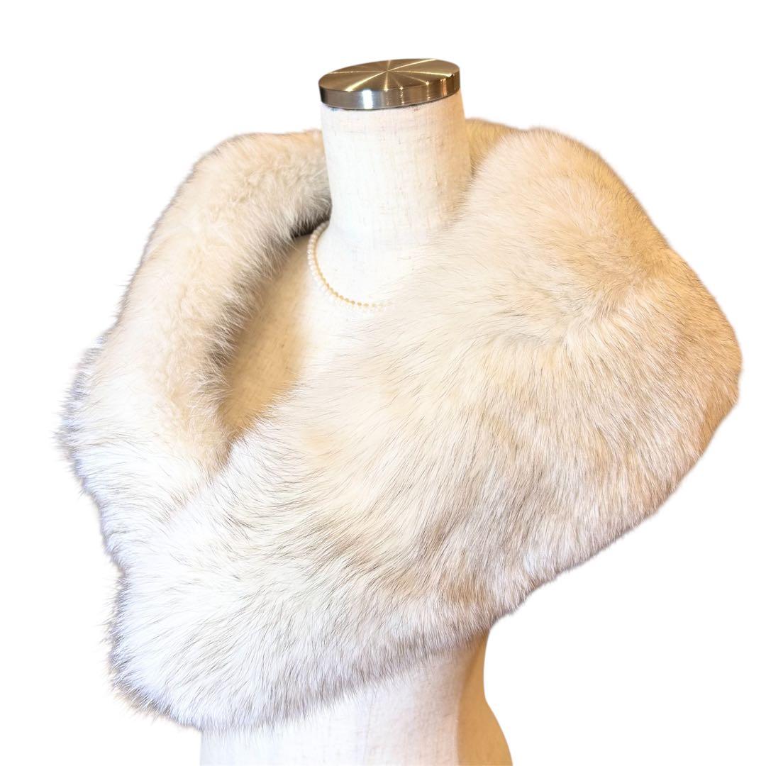 【未使用級SAGAFOX✨️成人式】 肉厚 ふわふわ サガフォックス ショール