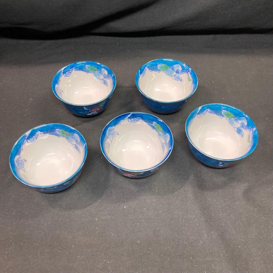 【未使用】色鍋島 カップ 飯碗 箸置 急須 湯呑み セット