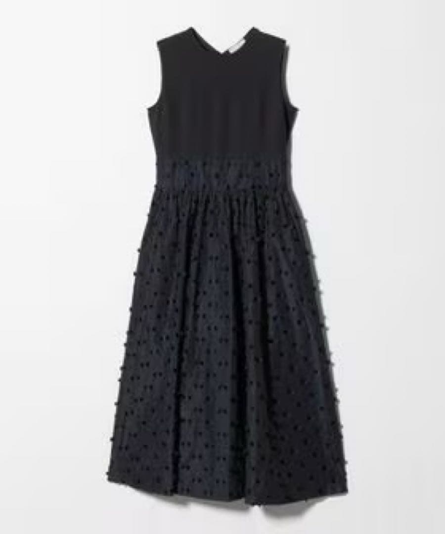 ★今週限定値下げ★ユナイテッドアローズ　リボン カットジャガードワンピース