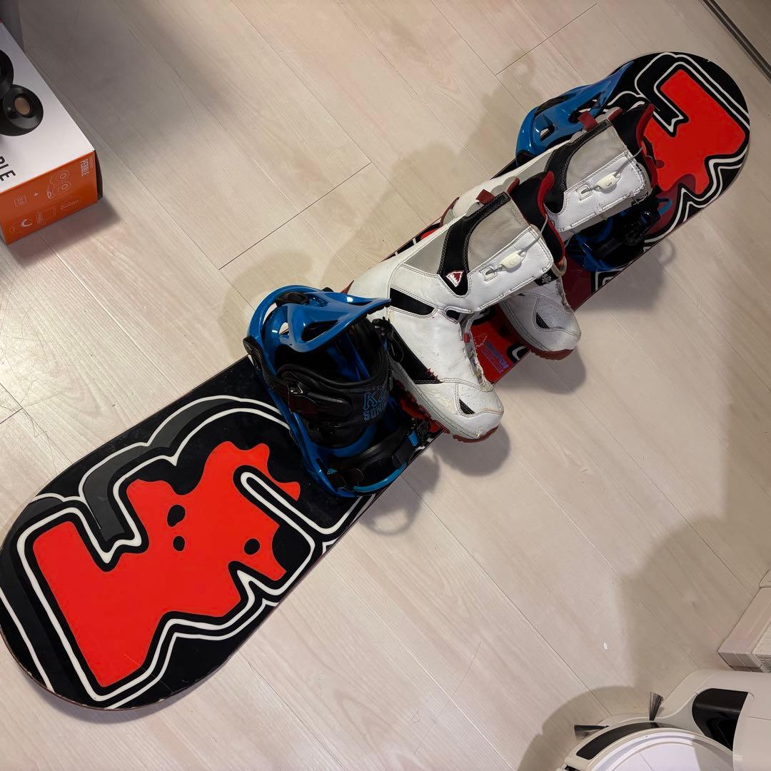 スノボ 3点セット サロモン k2 バートン