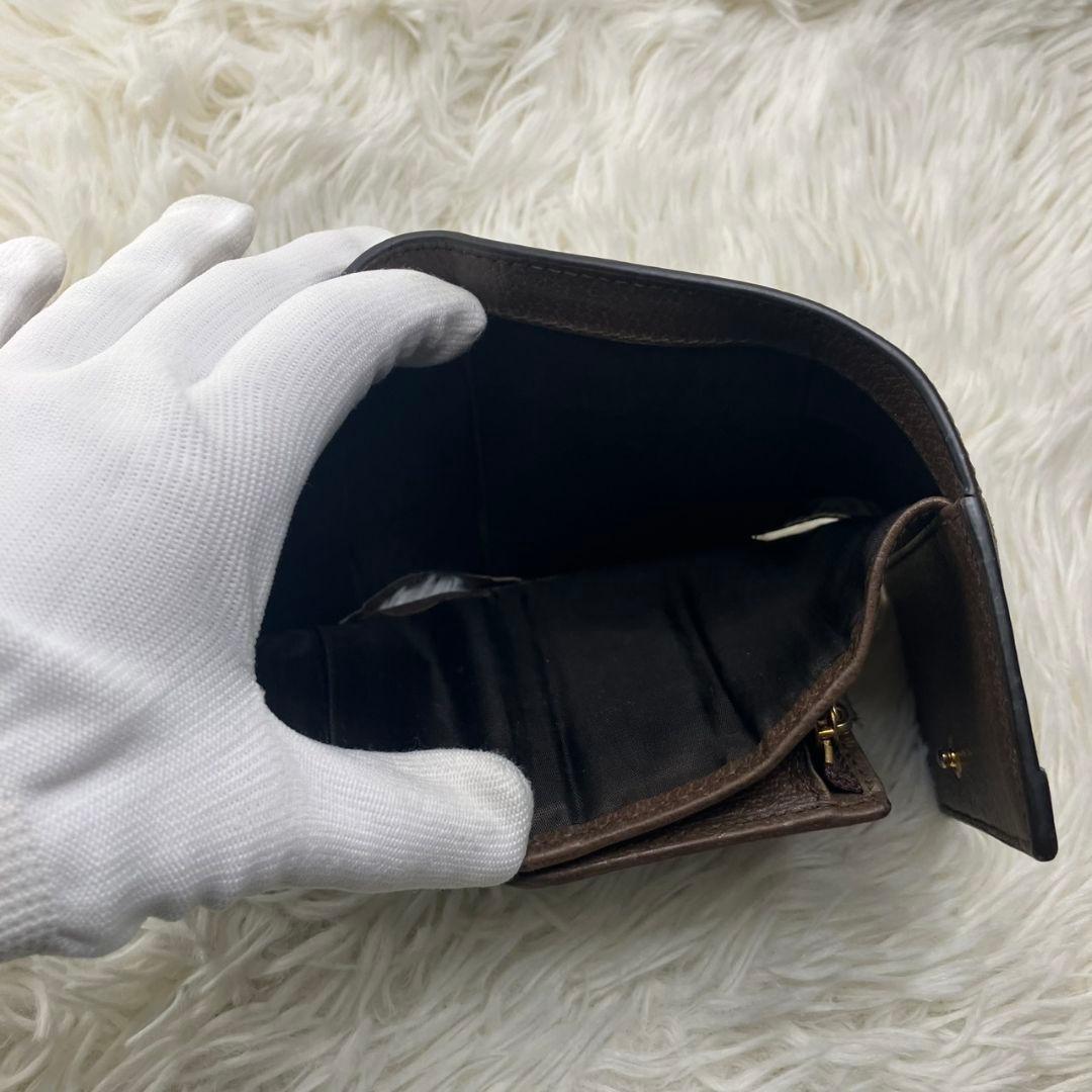 スイカ様✨グッチ　三つ折り財布　オフィディア　マーモント　シェリーライン　PVC