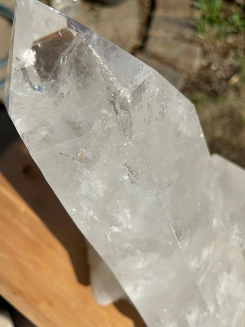 最高品質の水晶ブラジル　レインボー入143万‼️春の大特価