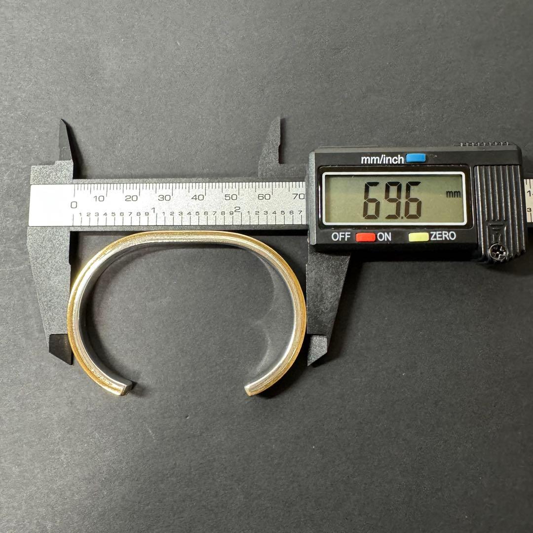 【12k × sterling silver】navajo バングル