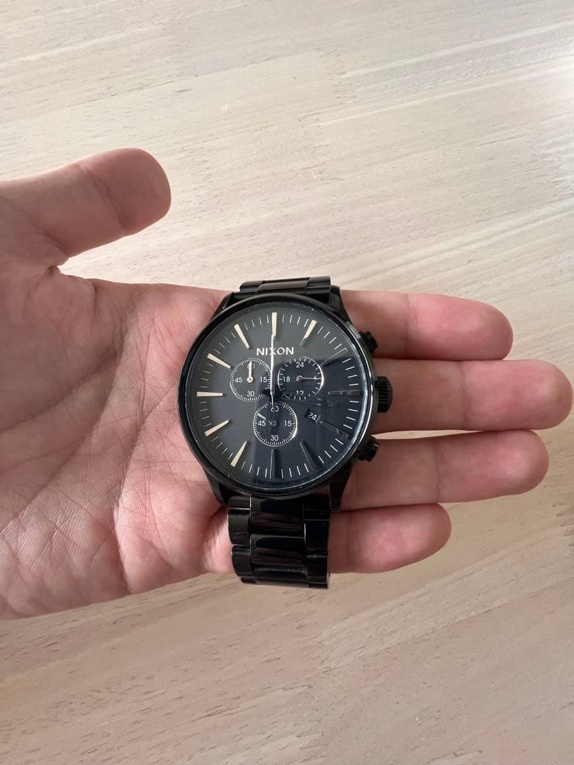 NIXON SENTRY CHRONO オールブラック
