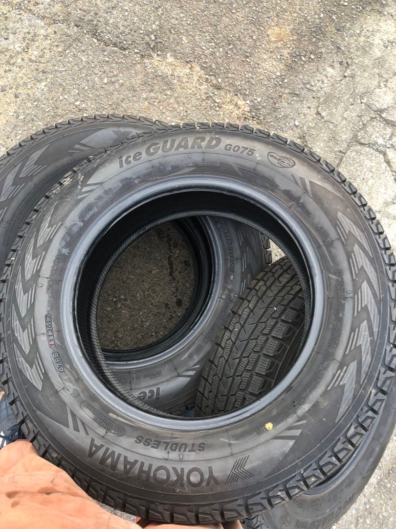 ☆溝アリ☆yokohama アイスガード go75 175/80r16 17年製