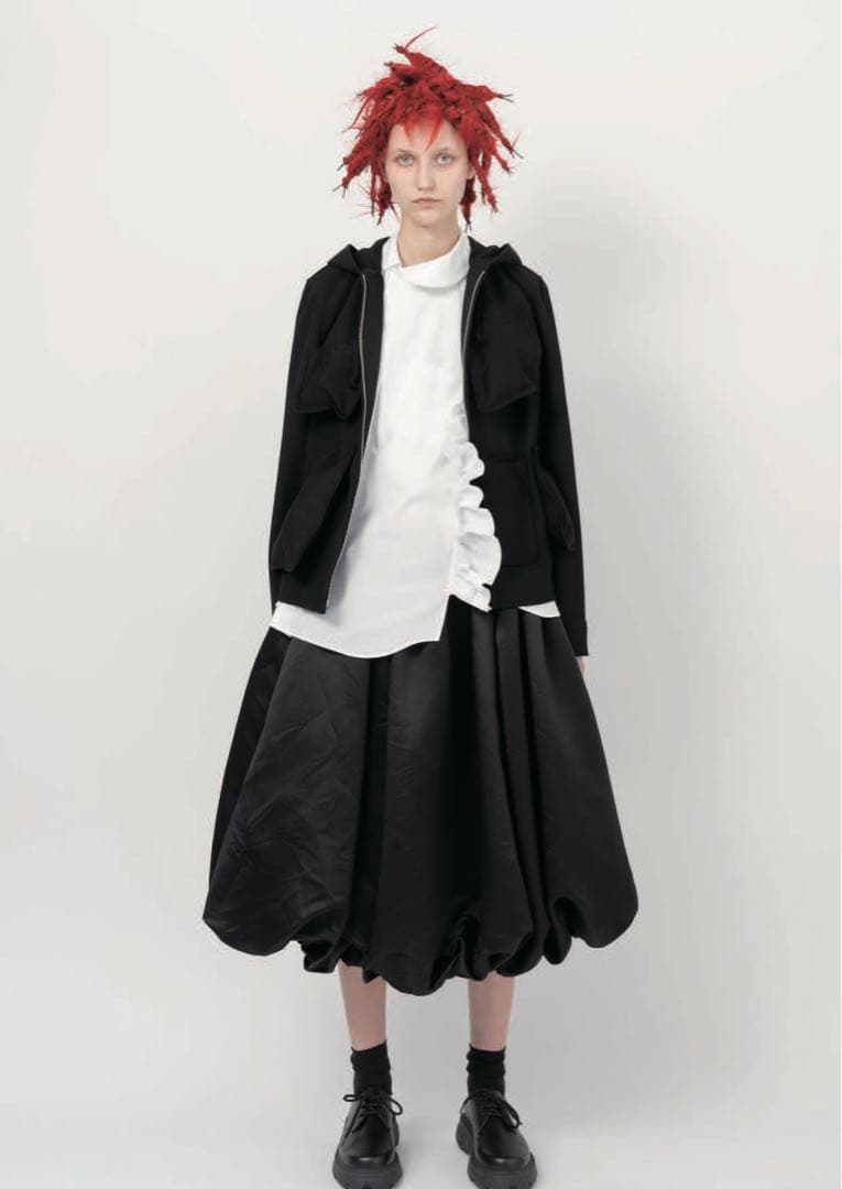 BLACK Comme des Garçons ウールパーカー