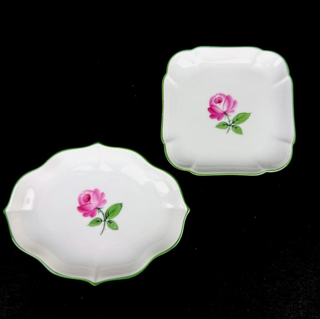 ☆良品☆アウガルテン　AUGARTEN　ウィンナーローズ　プレート　2枚　薔薇