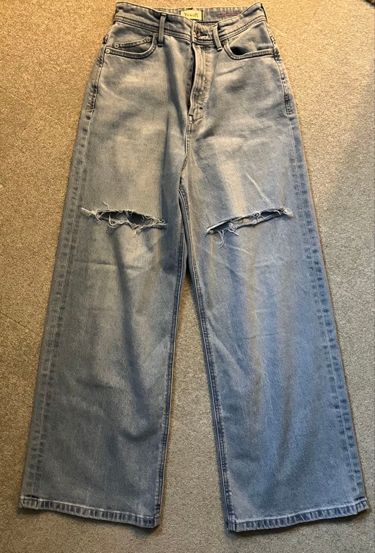 樋口かほりxYANUK クラッシュワイド デニム 22