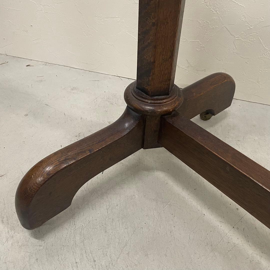 アンティークヴィンテージレトロ大型木製ハンガーラック真鍮約幅120×高さ90cm