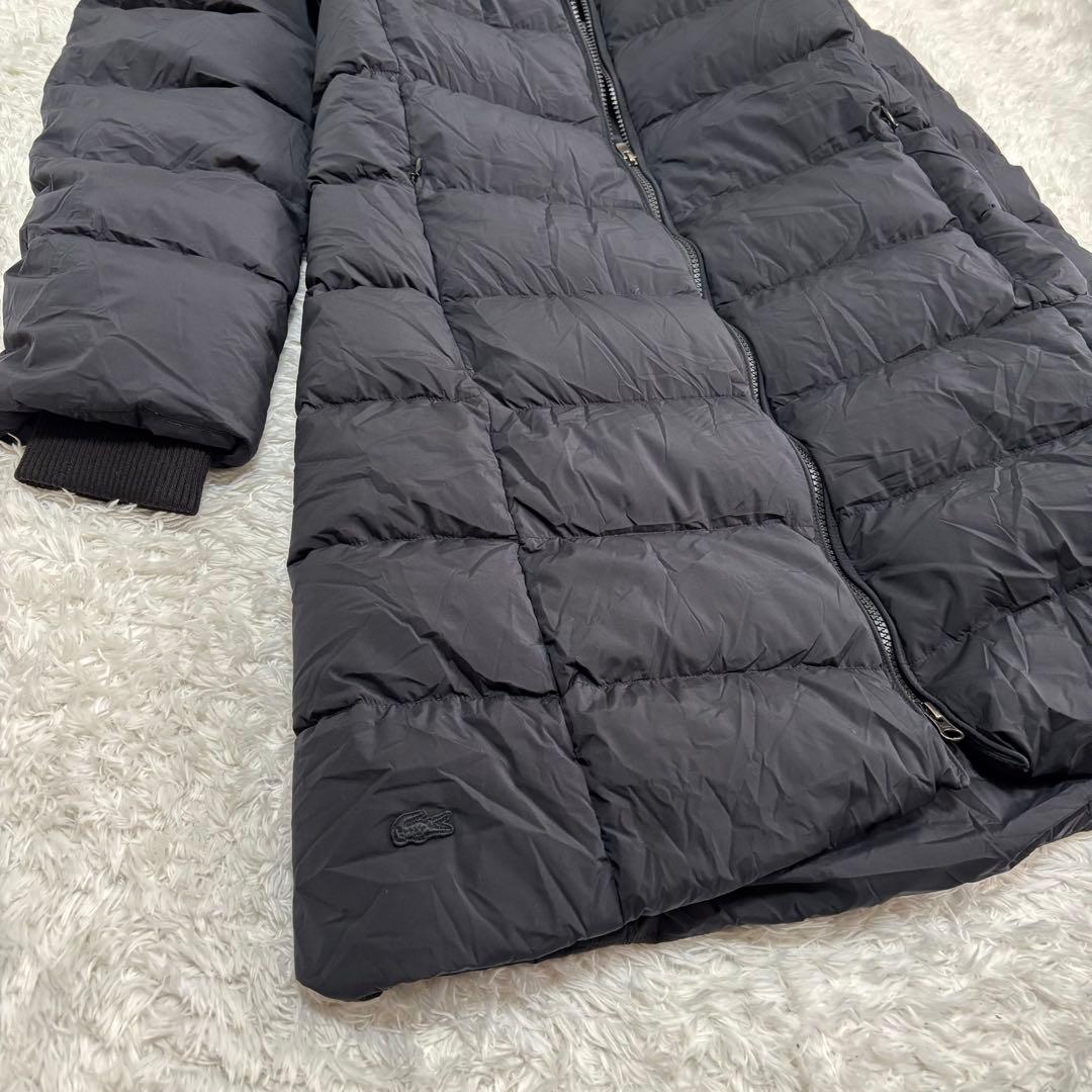 【軽量モデル】LACOSTE ダウンジャケット ロングダウンコート 36