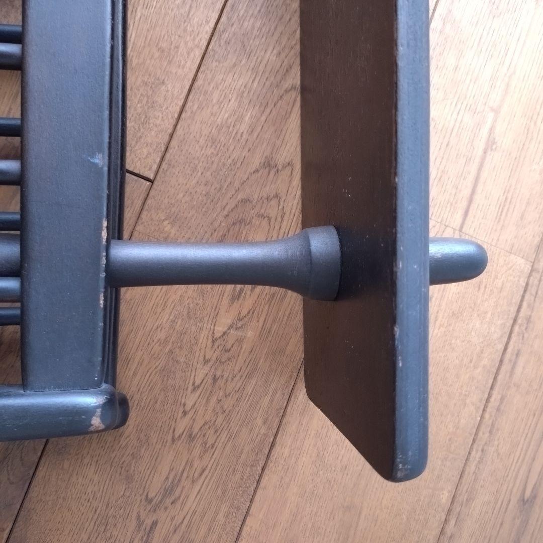 オールドマルニ マガジンラック マルニ木工 本立て 新聞入れ 昭和レトロ