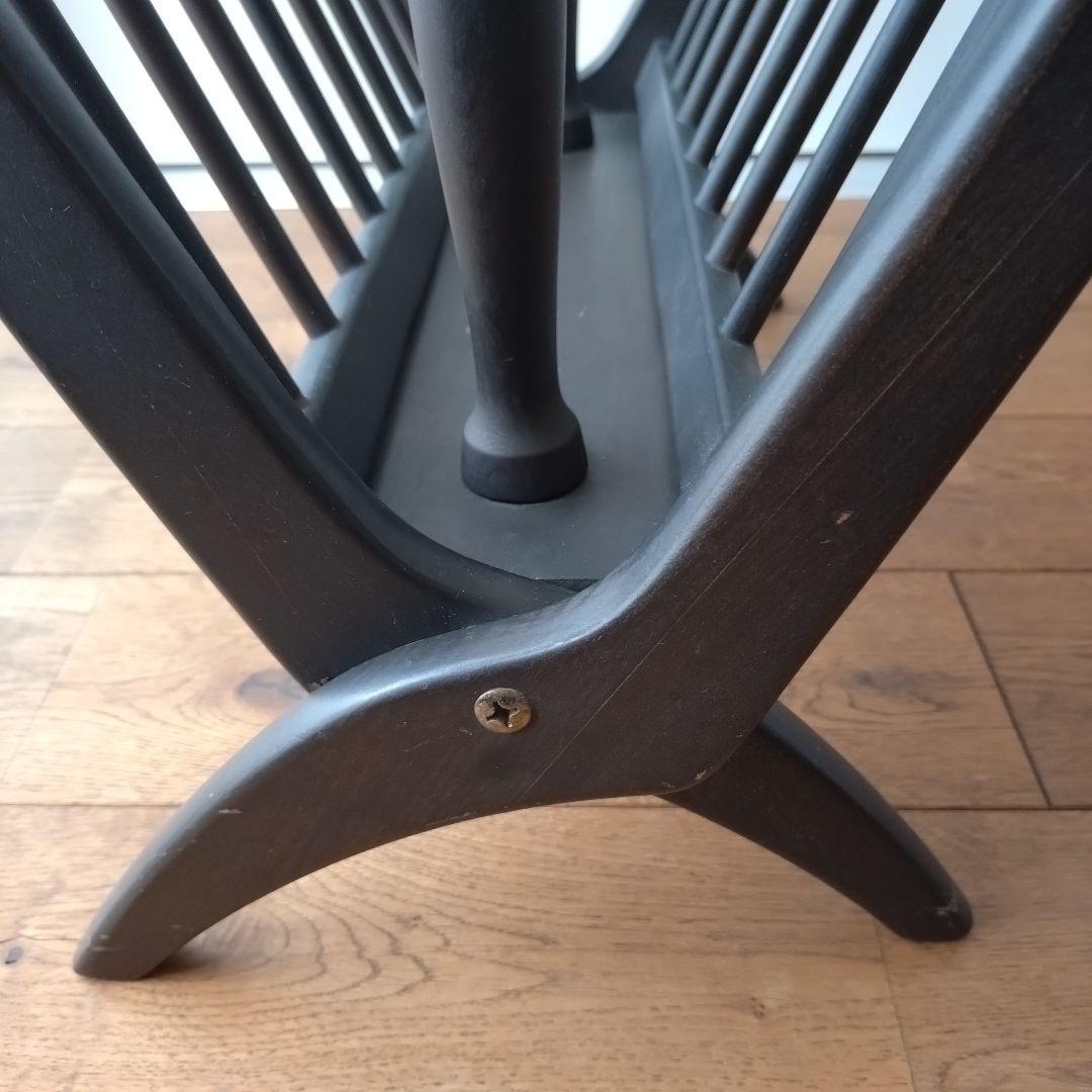 オールドマルニ マガジンラック マルニ木工 本立て 新聞入れ 昭和レトロ