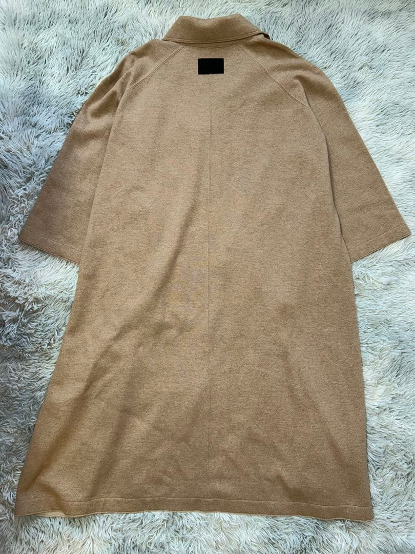 【美品】COGTHEBIGSMOKE ボタンレストレンチコート キャメル