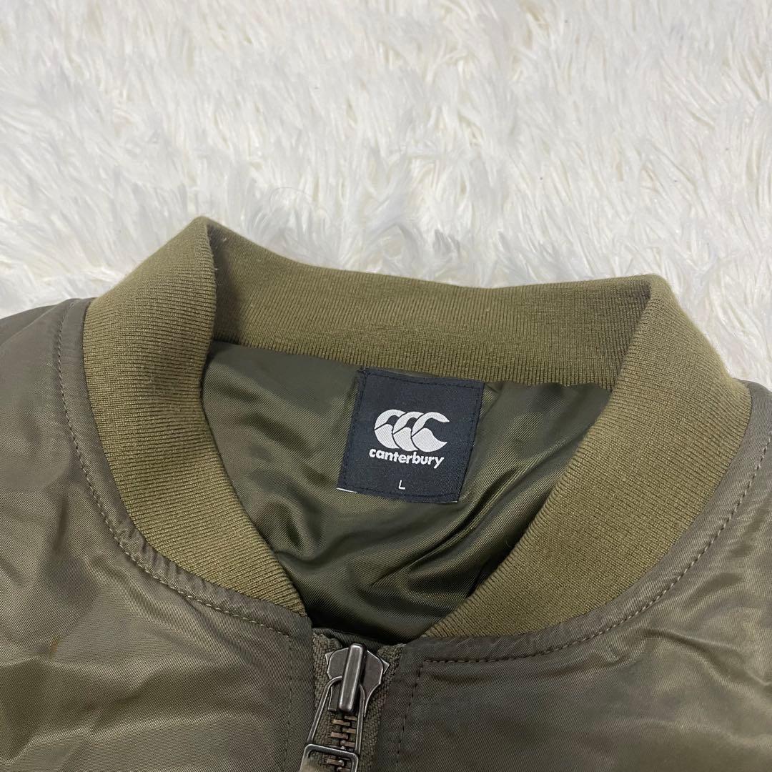 美品 Canterbury カンタベリー MA-1 フライトジャケット ブルゾン