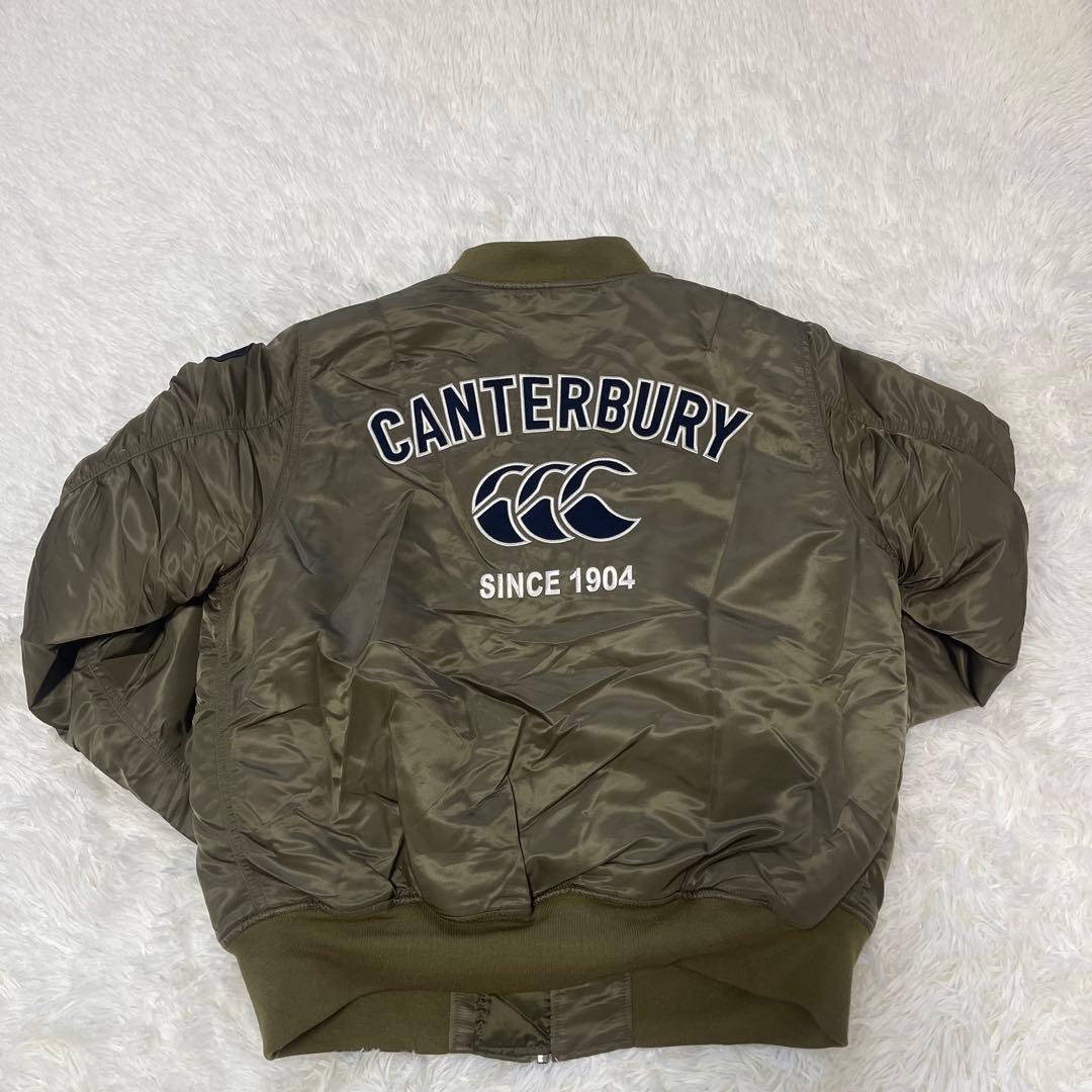 美品 Canterbury カンタベリー MA-1 フライトジャケット ブルゾン