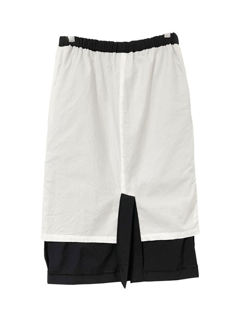 2022ss コムデギャルソン コムコム 縦横フリル リバーシブルスカート