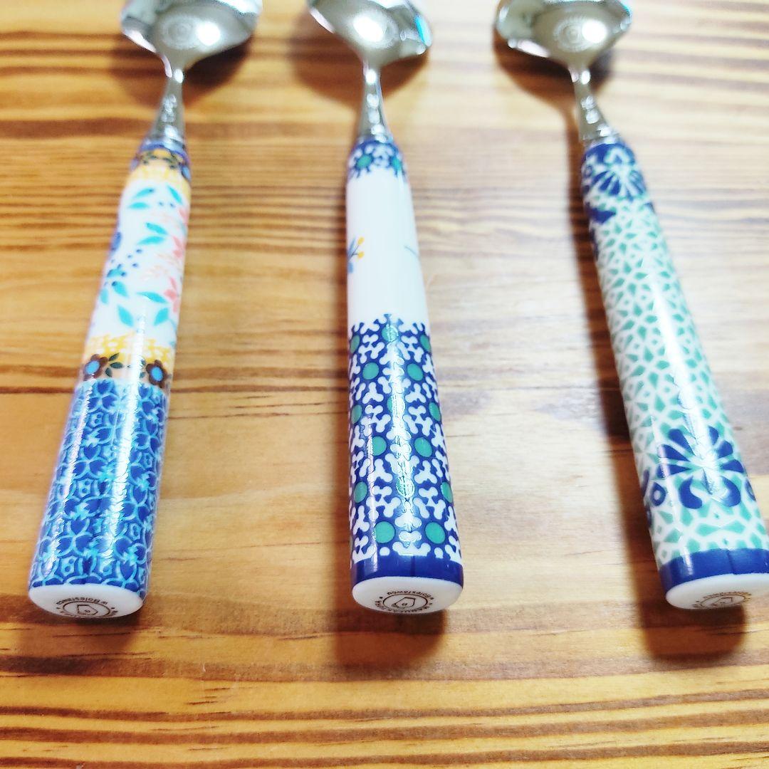 新品　ポーランド食器　カトラリー➁　チューリップ　計6点　スプーンナイフフォーク