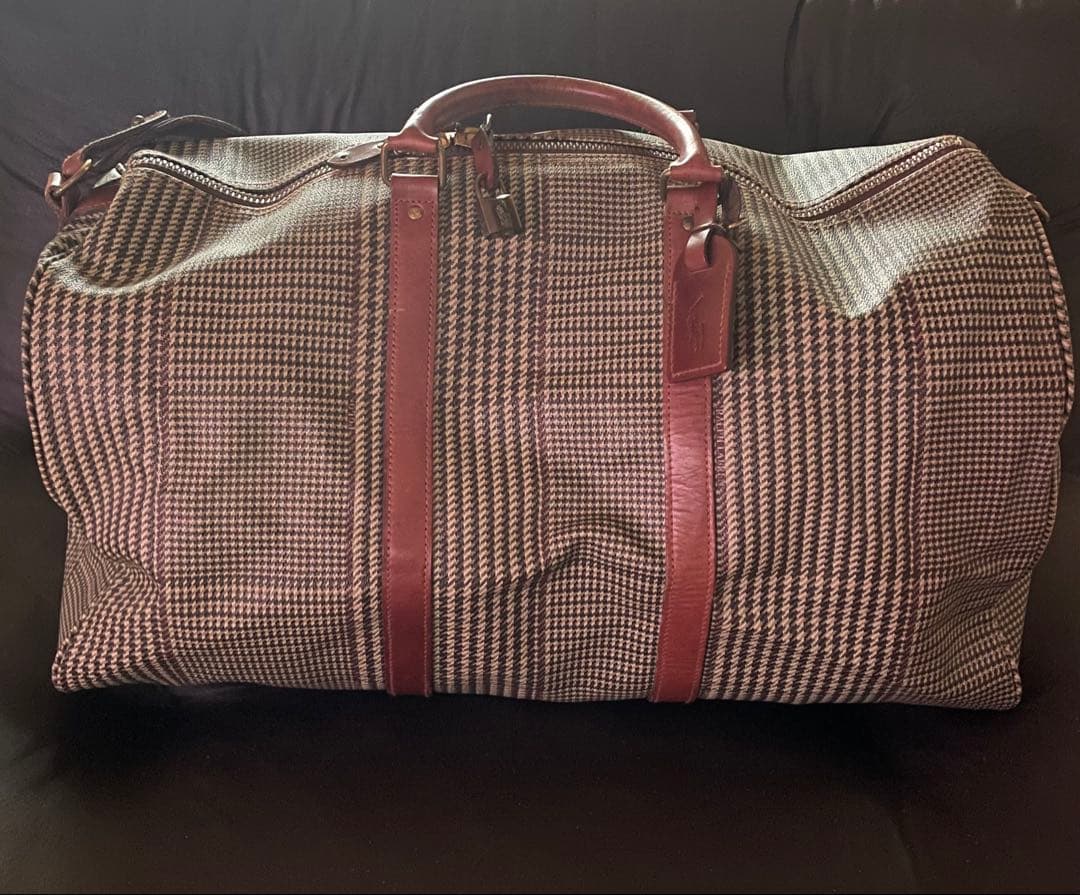 Polo Ralph Lauren ボストンバッグ グレンチェック 大容量