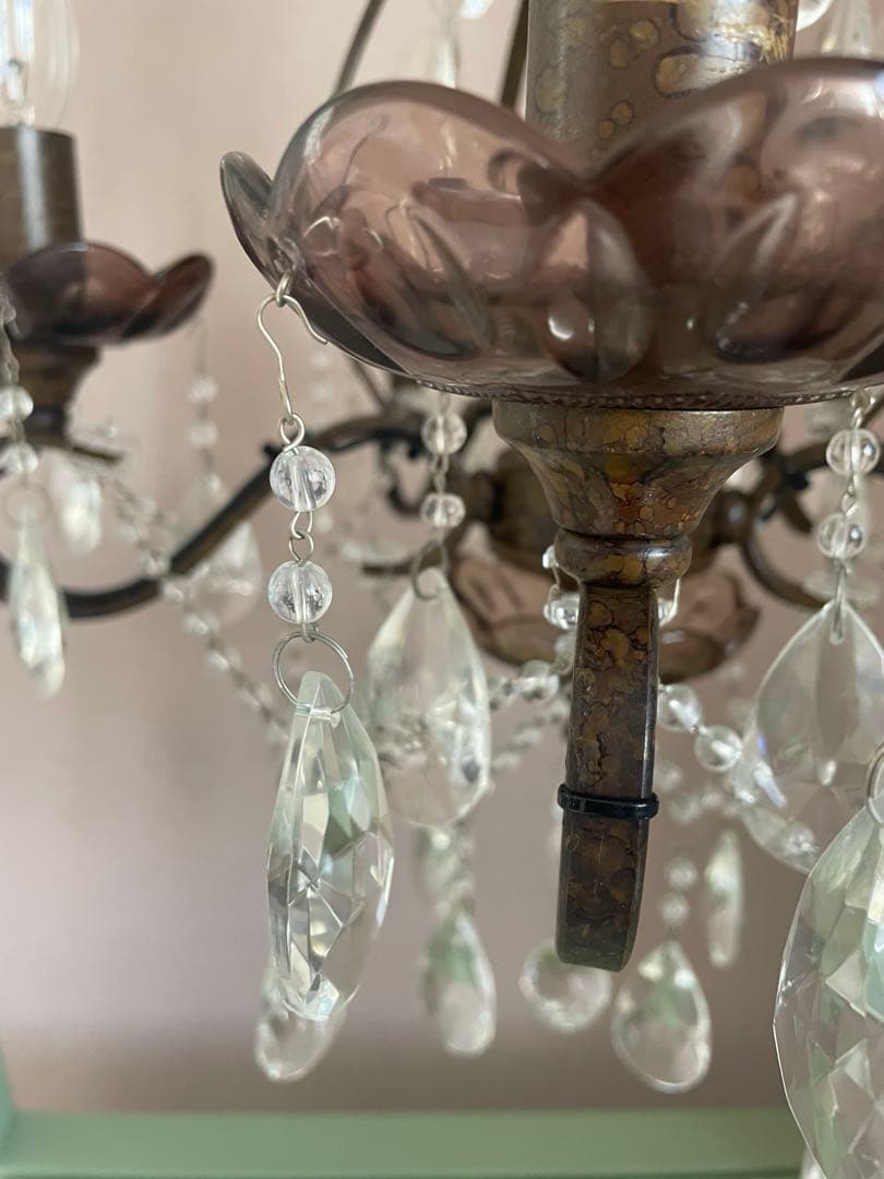 希少★ローラアシュレイShamley Chandelier5灯(シャムリー5灯)