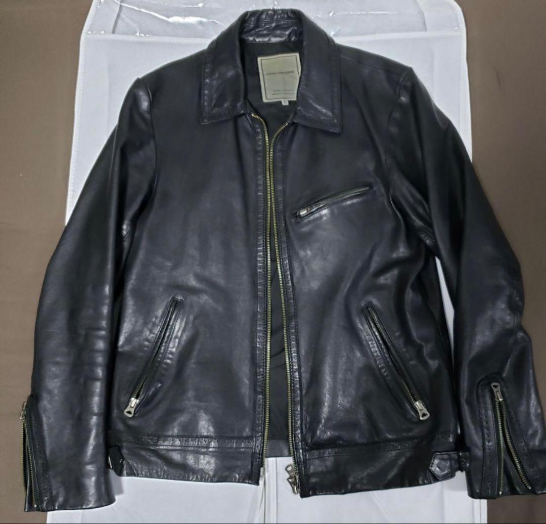 ☆レア☆ nano universe 馬革 レザージャケット Lサイズ