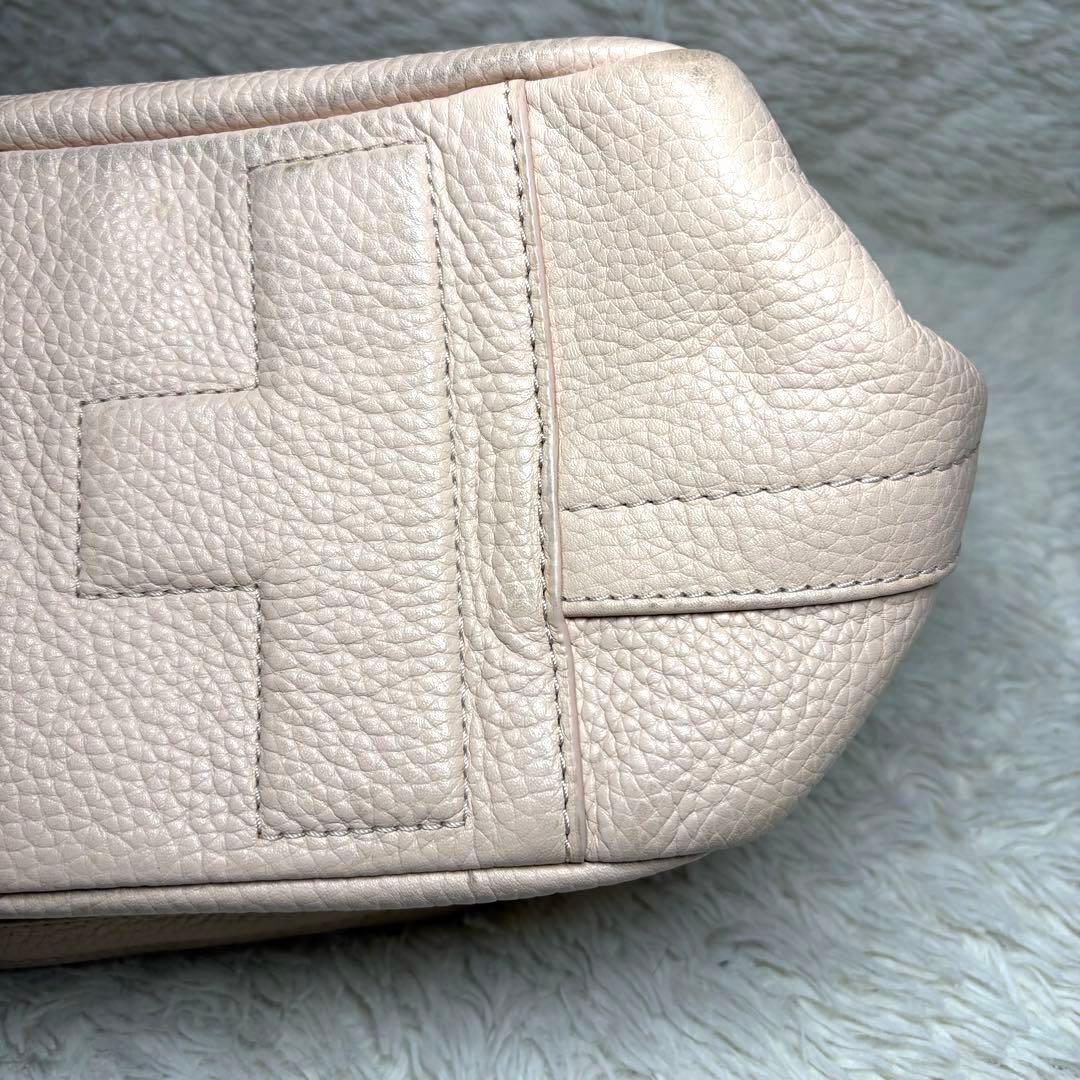 TORY BURCH トリーバーチ レザー ロゴ リュック ピンク