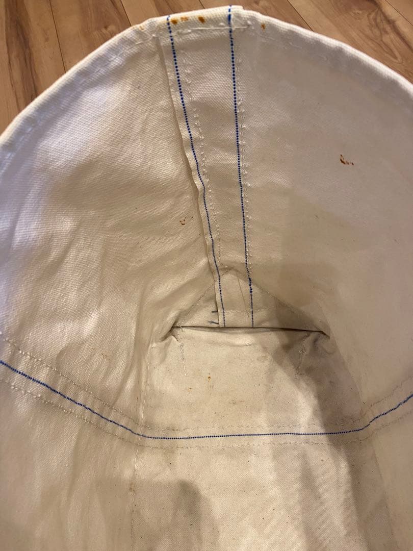 80s エルエルビーン　トートバッグ　2色タグ ネイビー　フェード　L 襤褸