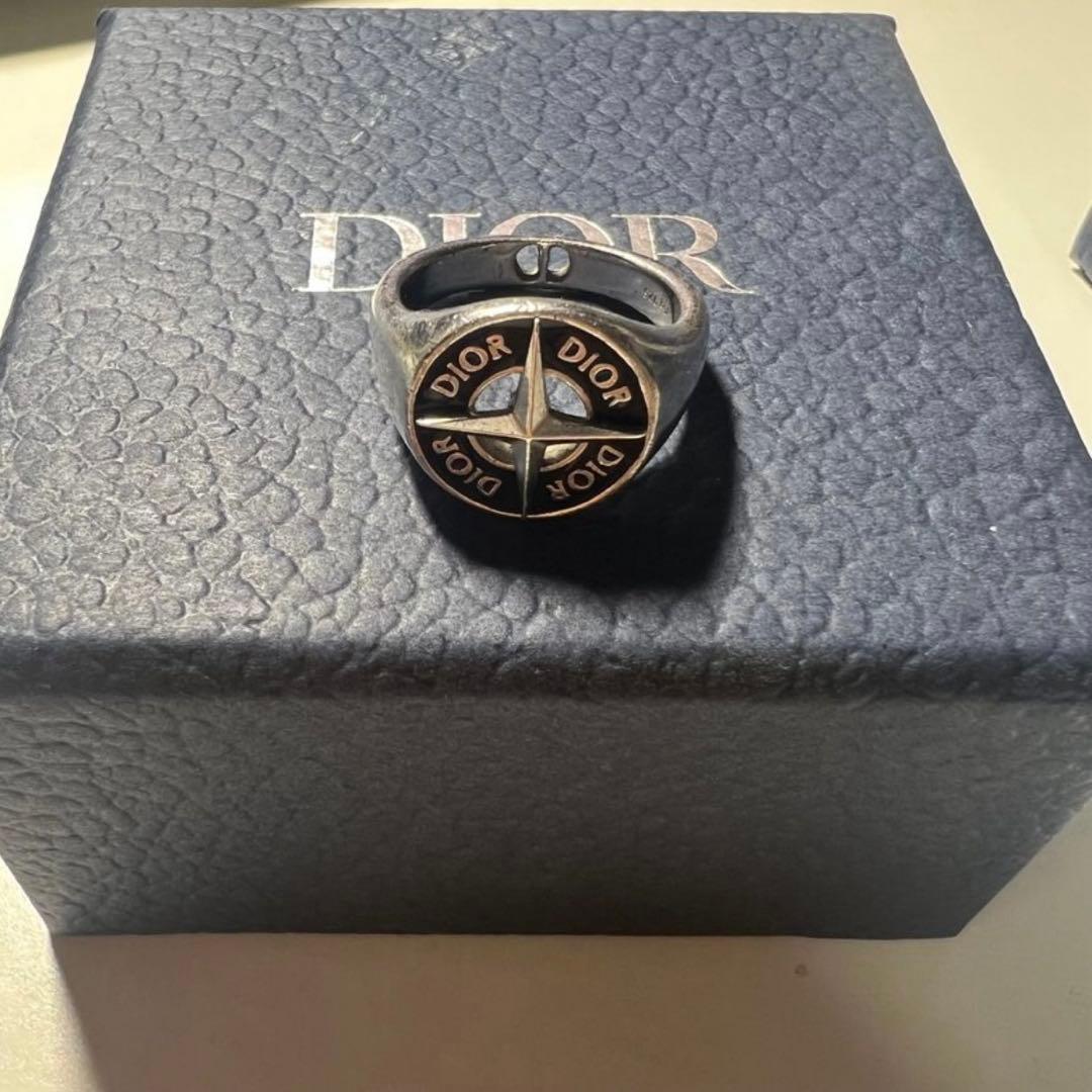 DIORストーンアイランドリング　Sサイズ