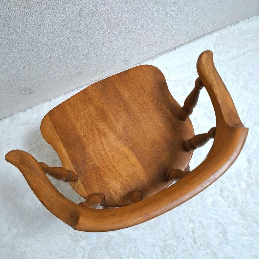 柏木工 木製 背もたれ 肘掛け付き椅子 アームチェア