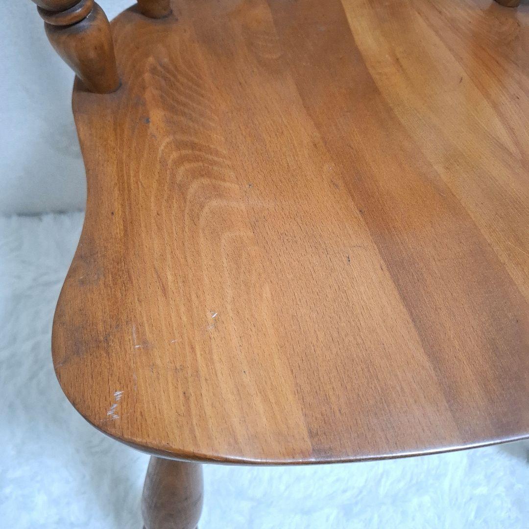 柏木工 木製 背もたれ 肘掛け付き椅子 アームチェア